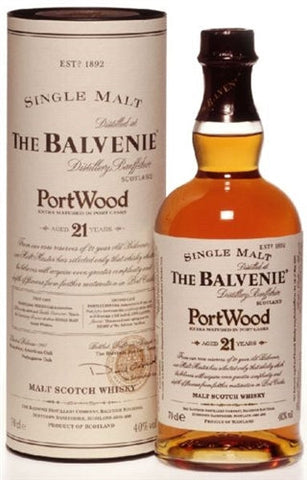 Balvenie Portwood 21 Yr Single Malt Scotch Whisky 750ml