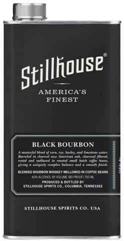 Stillhouse Black Bourbon Blended Whiskey With Coffee Beans 750ml