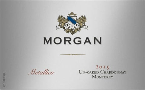 Morgan 2015 Metallico Un-oaked Monterey Chardonnay