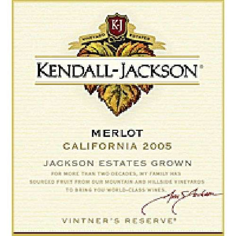 Kendall Jackson Merlot Vinters Reserve