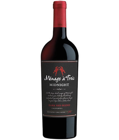 Menage a Trois Midnight Dark Red Blend