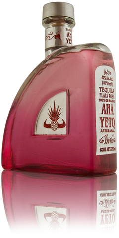 Aha Yeto 100% Agave Diva Hibiscus Flower Plata Rosa Tequila
