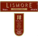Lismore 18 Years Old Single Malt Scotch Whisky 750ML