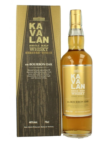 Kavalan ex-Bourbon Oak Taiwanese Single Malt Whisky 750ml