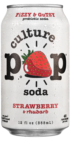 Culture Pop Strawberry Probiotic Soda