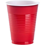 Red Plastic Beer Cups 18oz 200 Pack