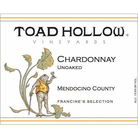 Toad Hollow Unoaked Chardonnay