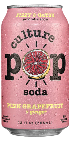 Culture Pop Pink Grapefruit Probiotic Soda