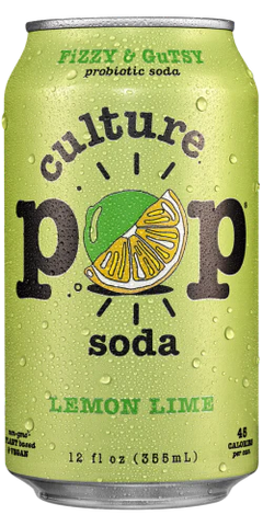 Culture Pop Lemon Lime Probiotic Soda