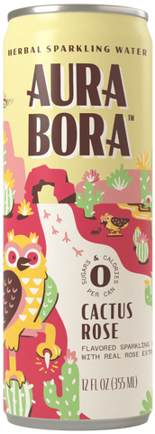 Aura Bora Cactus Rose Sparkling Water