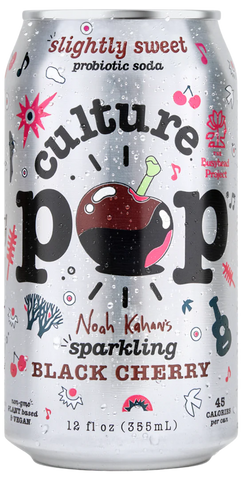 Culture Pop Black Cherry Probiotic Soda