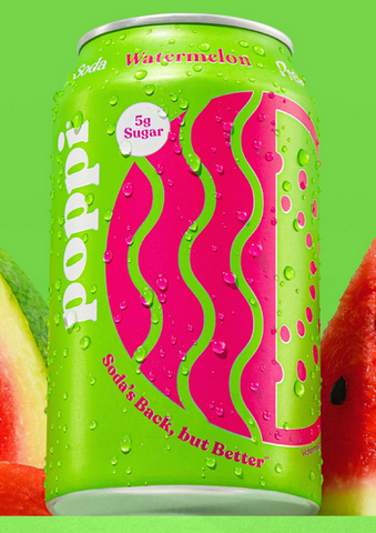 Poppi Prebiotic Soda Watermelon
