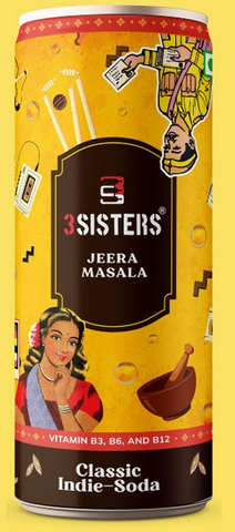 3 Sisters Jeera Masala Indie Soda