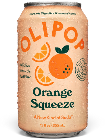 OLIPOP Orange Squeeze Prebiotic Soda